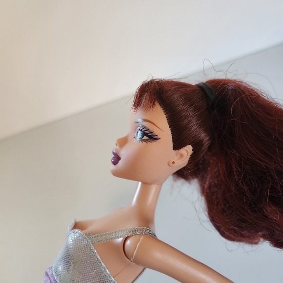 Barbie My Scene Chelsea Doll Auburn Red Ponytail Hair Parts Project Restoration - Picture 6 of 8